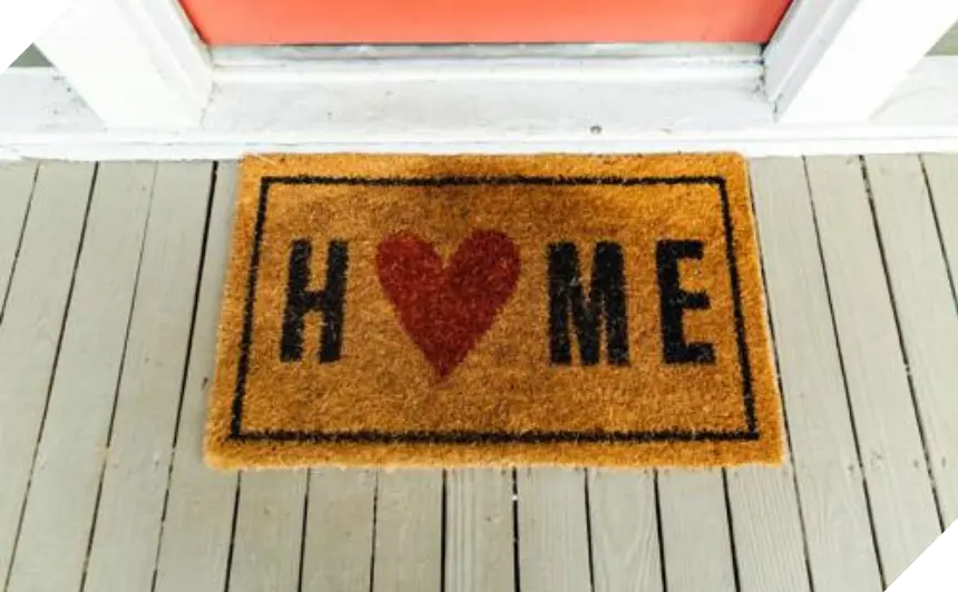 Heart Home Doormat CROP